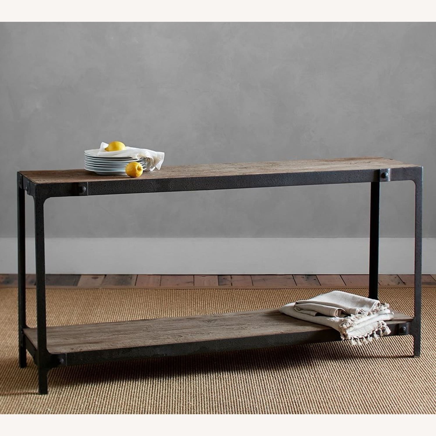 Pottery Barn Clint 60" Reclaimed Wood Console Table - image-1