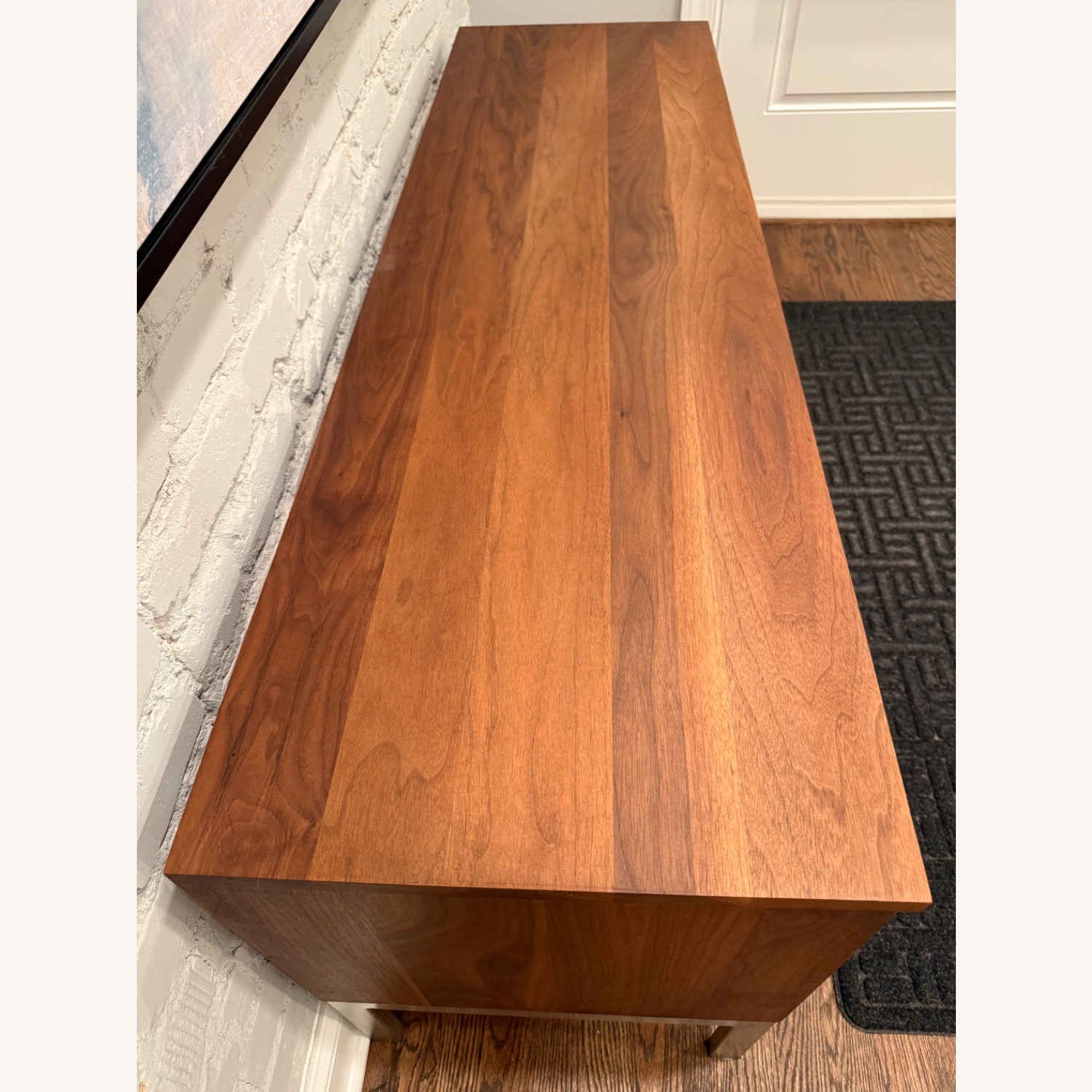 Room & Board Linear Walnut Wood Media Storage - image-4