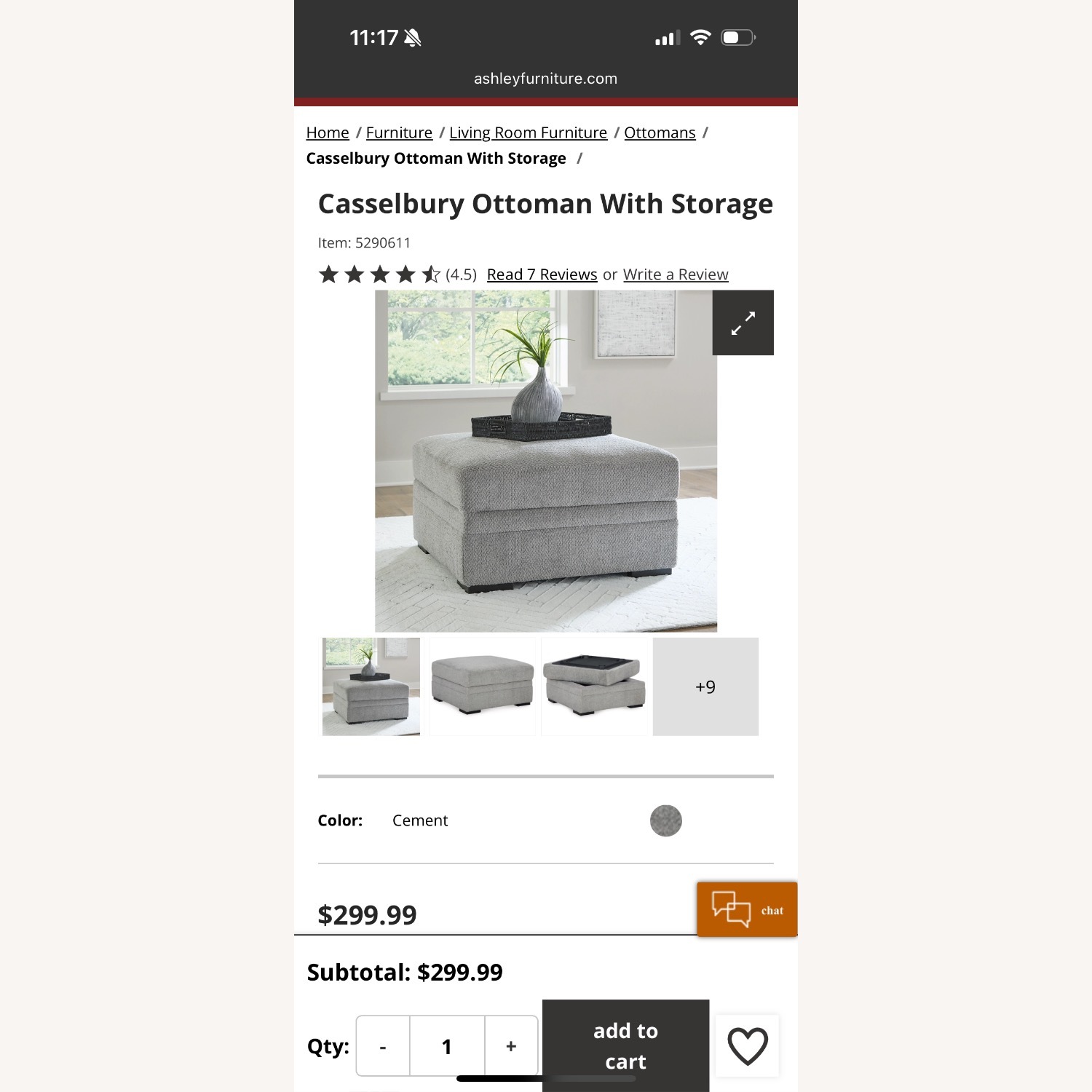 Ashley Furniture Casselbury Oversized Couch - image-3