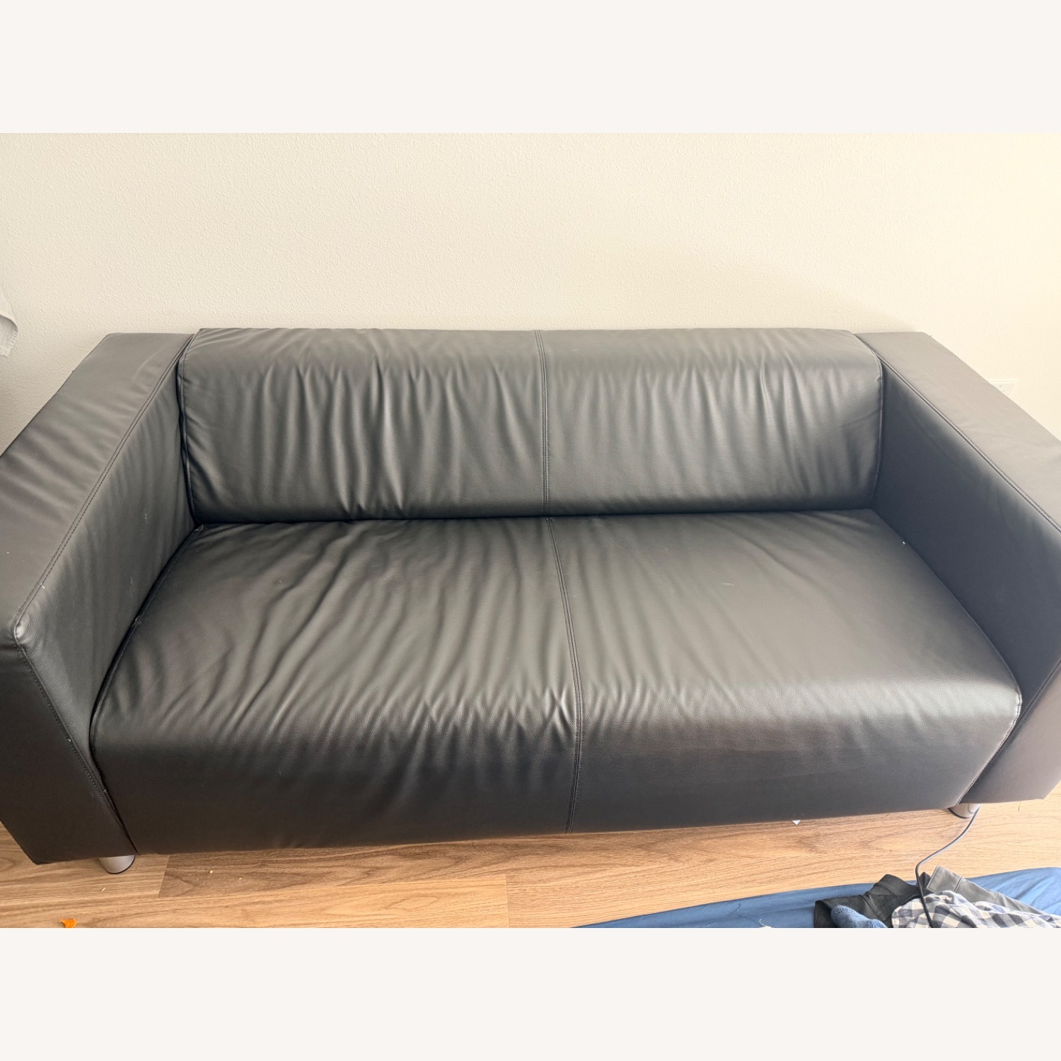 IKEA KLIPPAN Black 2 Seater Sofa - image-1