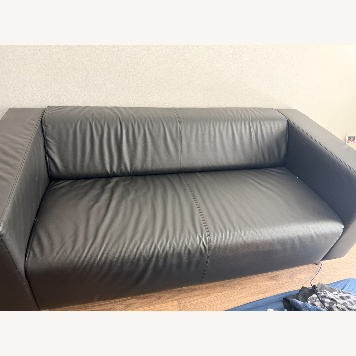 IKEA KLIPPAN Black 2 Seater Sofa - image-2