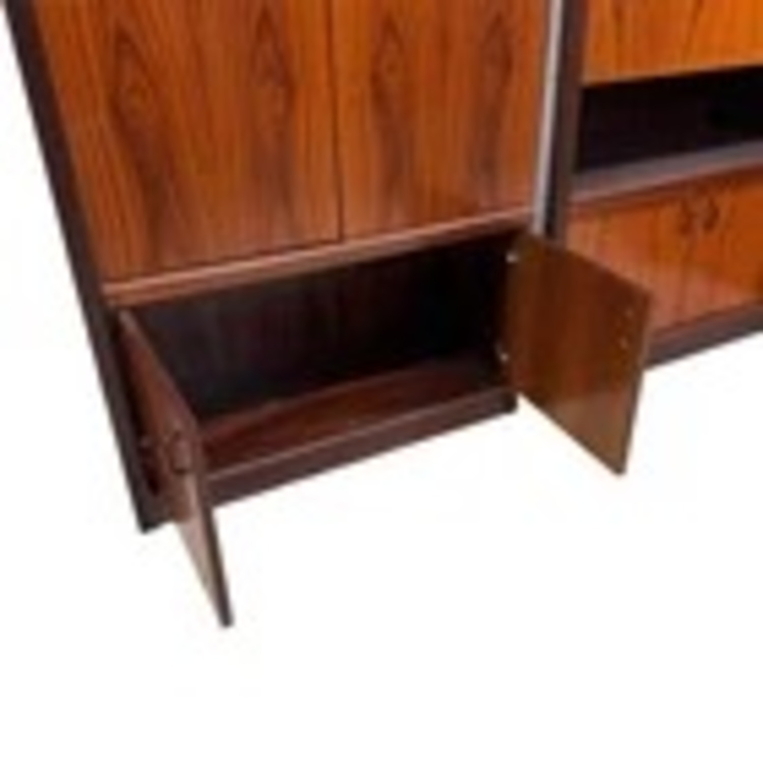 MCM 3pc Wall Unit Glass Display Cabinets - image-6
