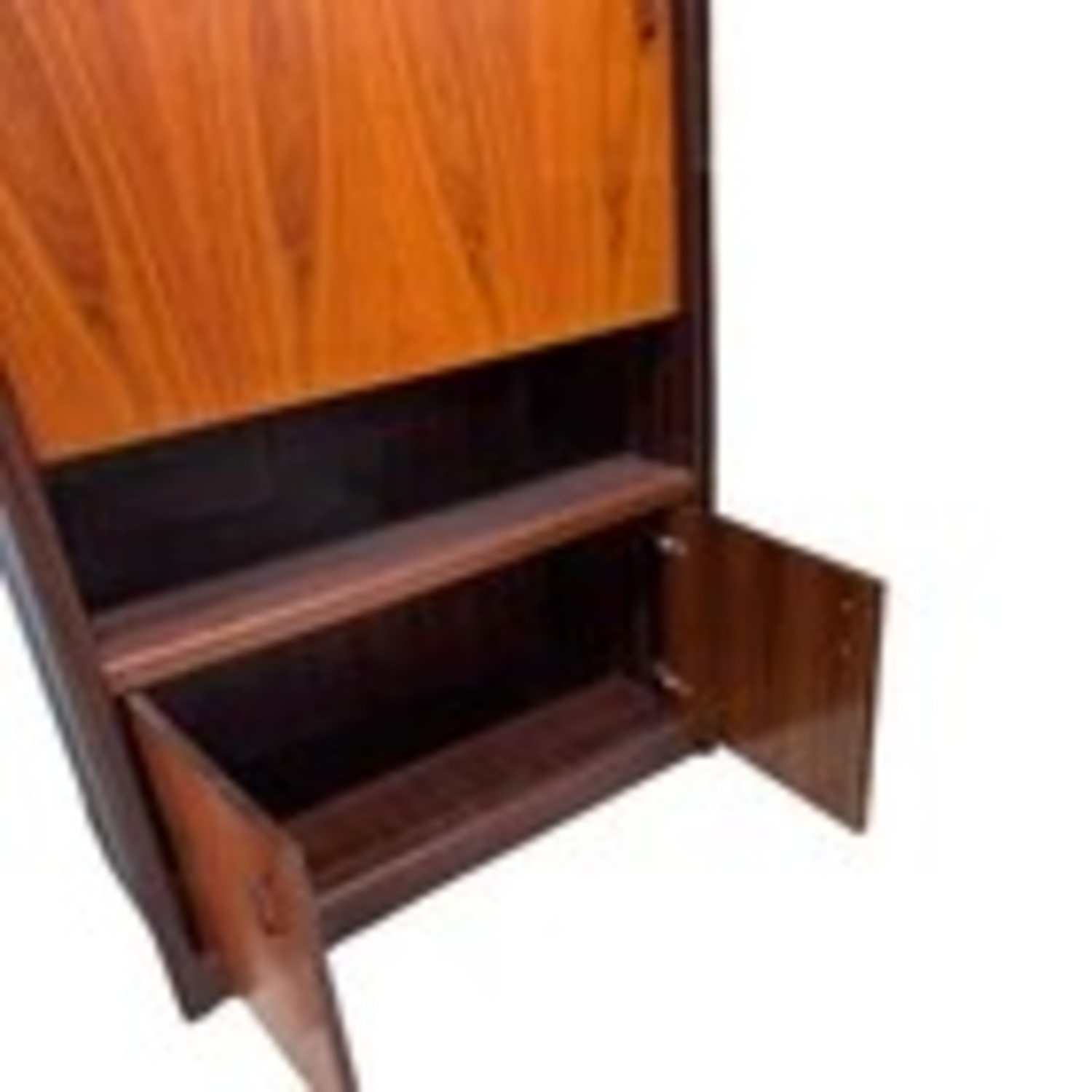 MCM 3pc Wall Unit Glass Display Cabinets - image-4