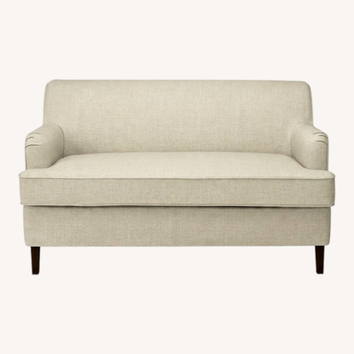 Used IKEA Rocksjon Light Beige Fabric Loveseat for sale on AptDeco