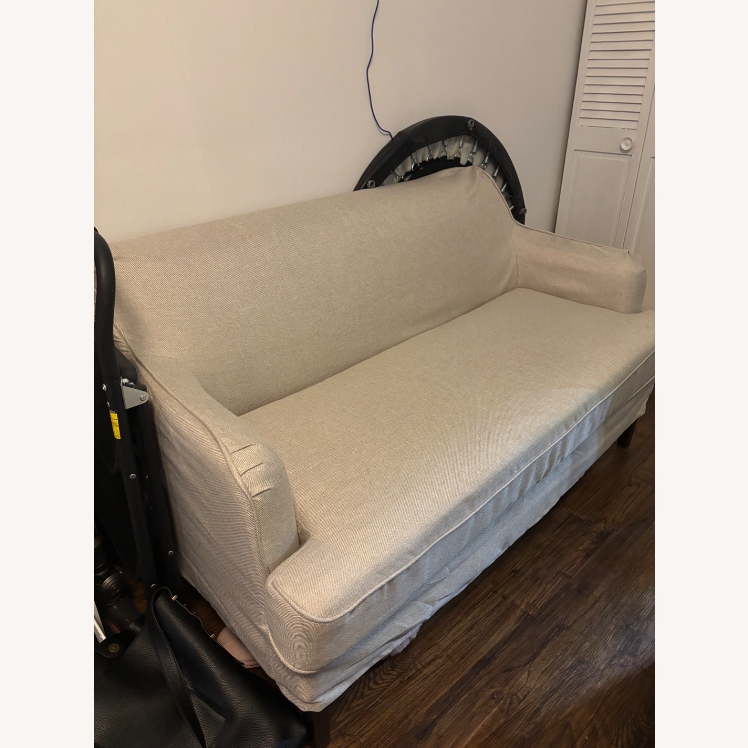 IKEA Rocksjon Light Beige Fabric Loveseat - image-4