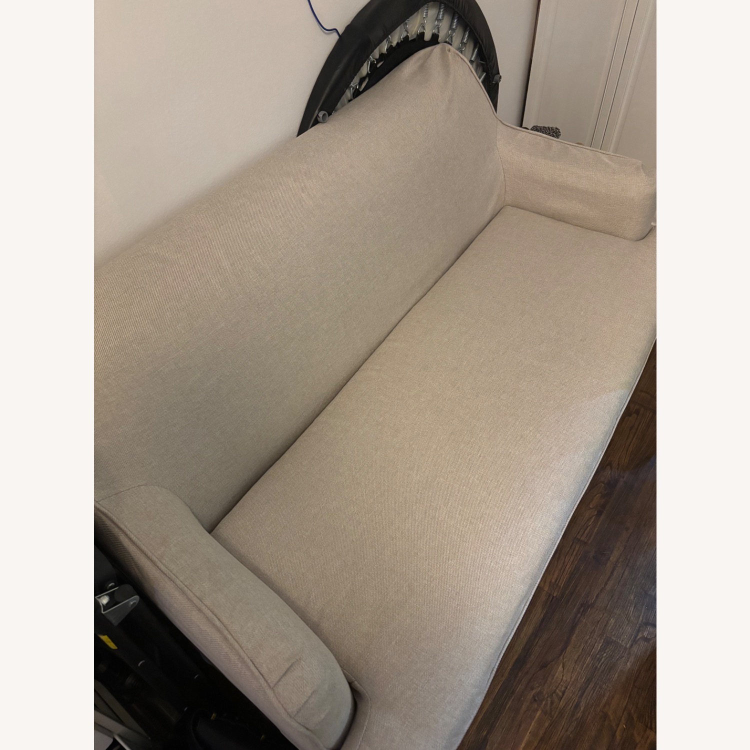 IKEA Rocksjon Light Beige Fabric Loveseat - image-1