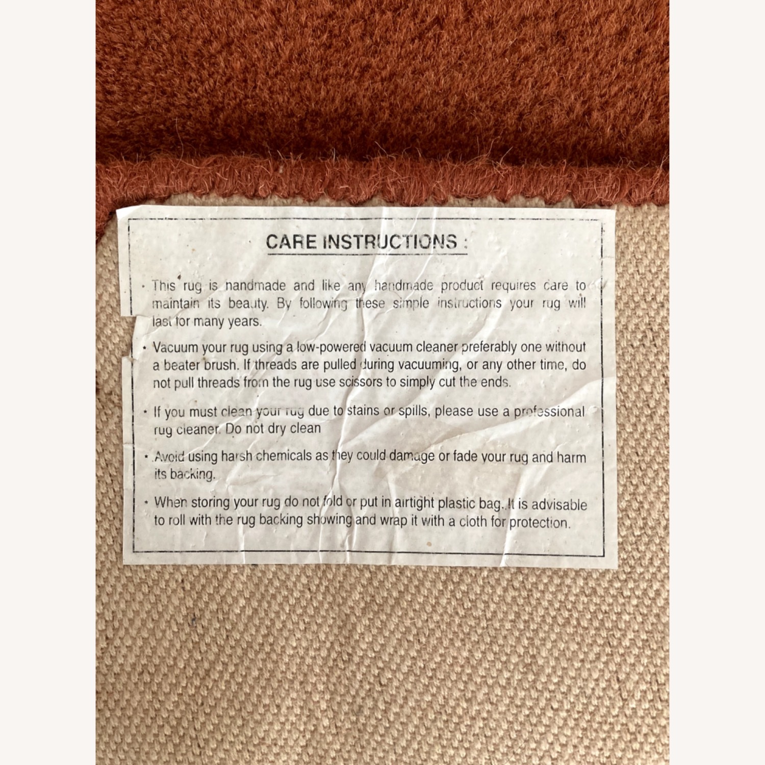 Hand Made 8x11 ft Area Rug - image-2