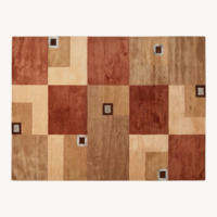 Hand Made 8x11 ft Area Rug