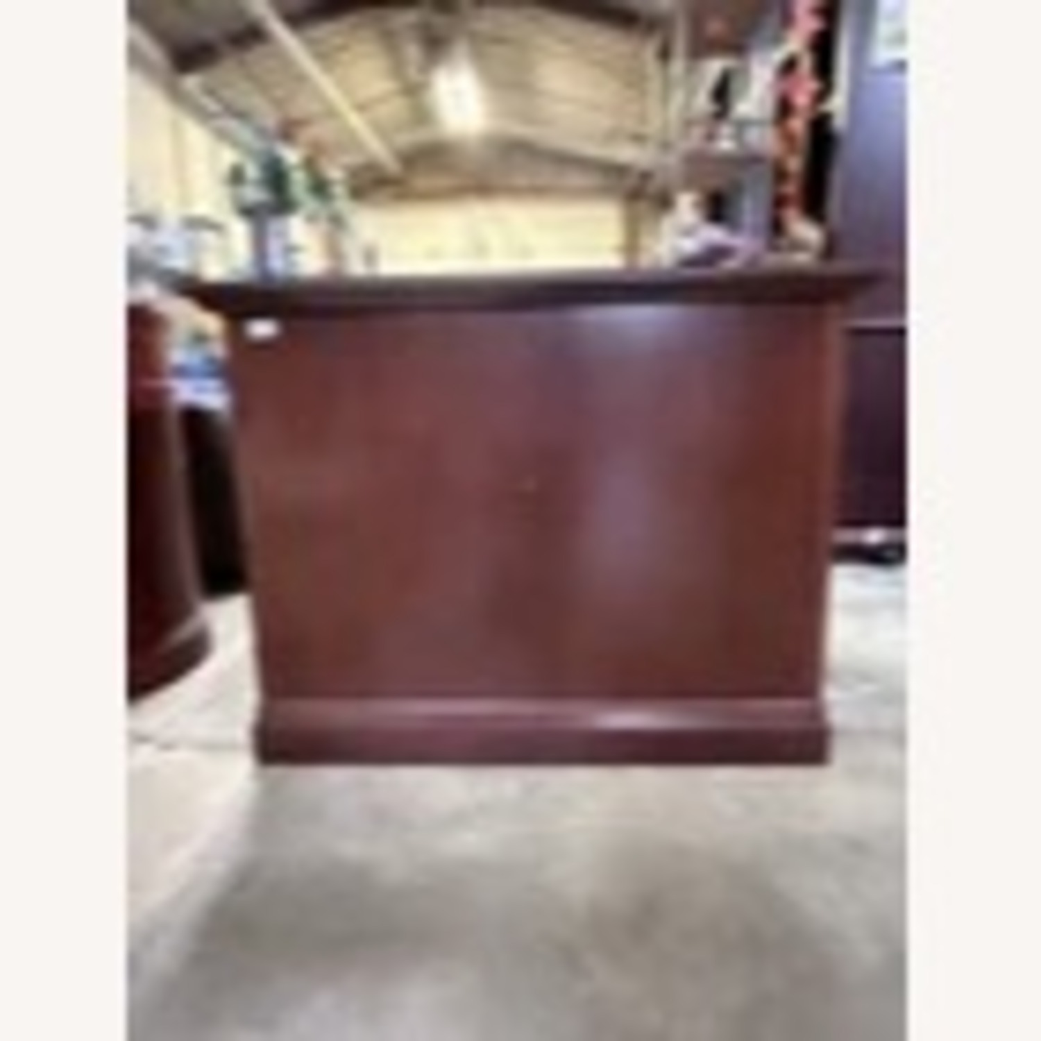Vintage Teak Solid Wood File Cabinet - image-1