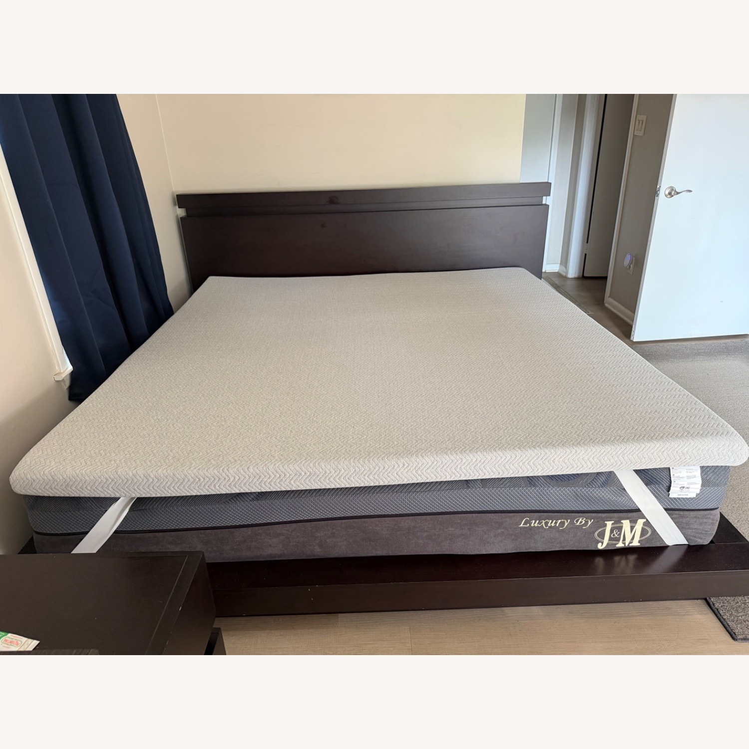 J&M Furniture Black King Bed - image-1