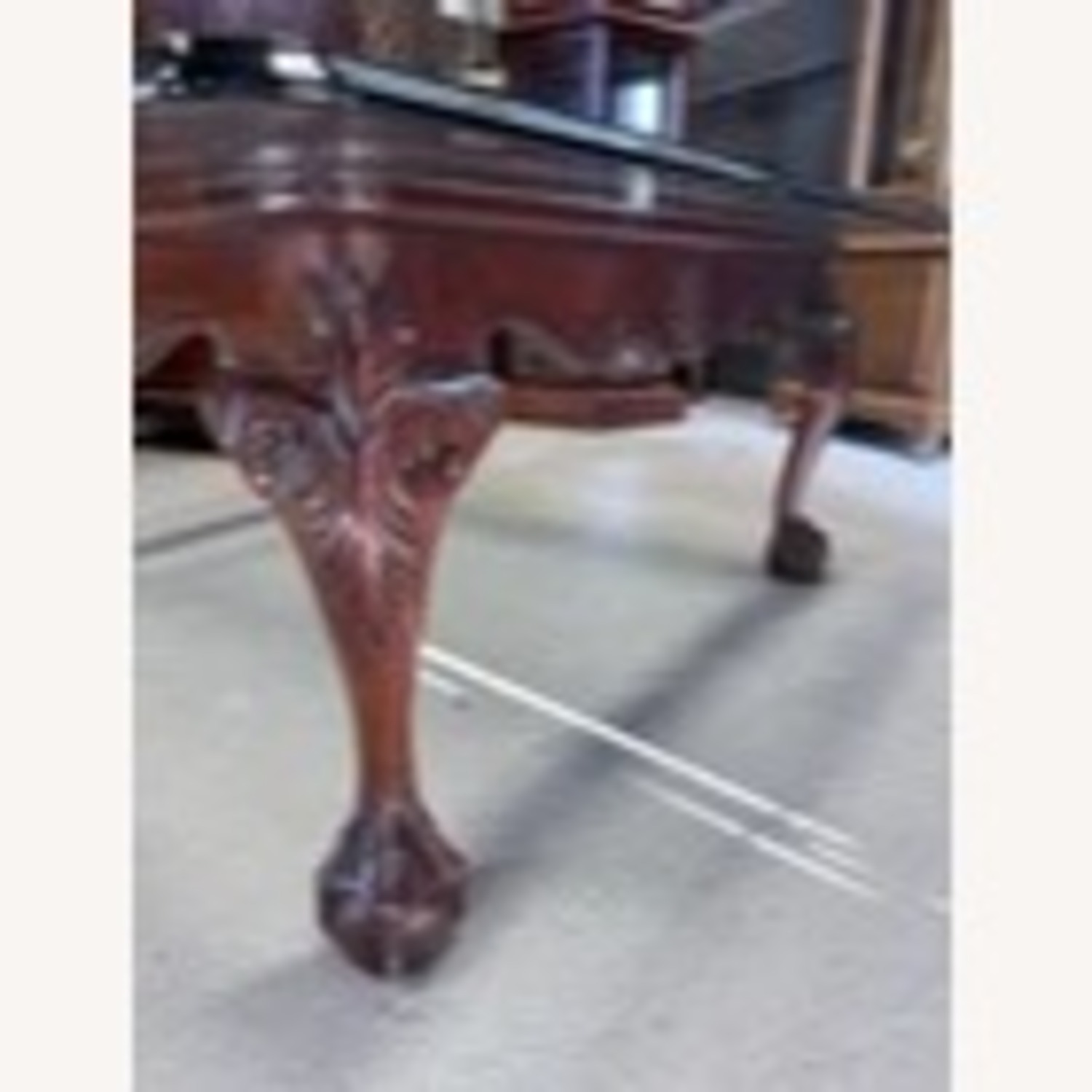 Henredon Glass Top Wood Coffee Table - image-6