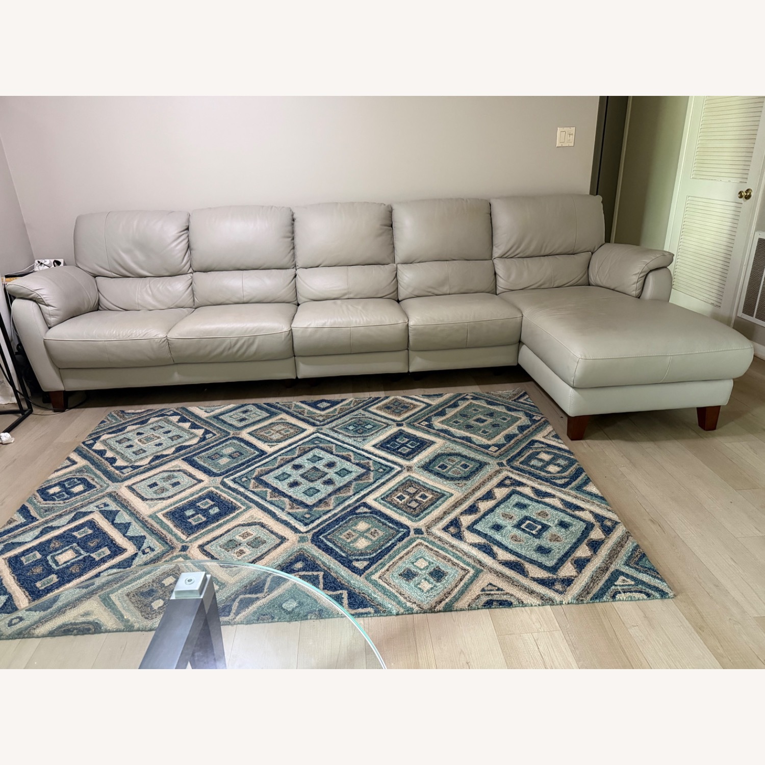 Raymour & Flanigan Light Gray 3+ Piece Sectional - image-1