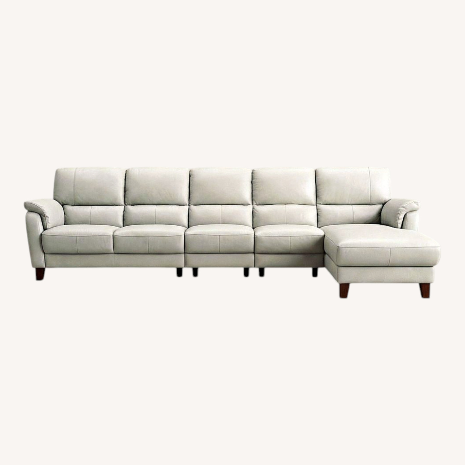 Raymour & Flanigan Light Gray 3+ Piece Sectional - image-0