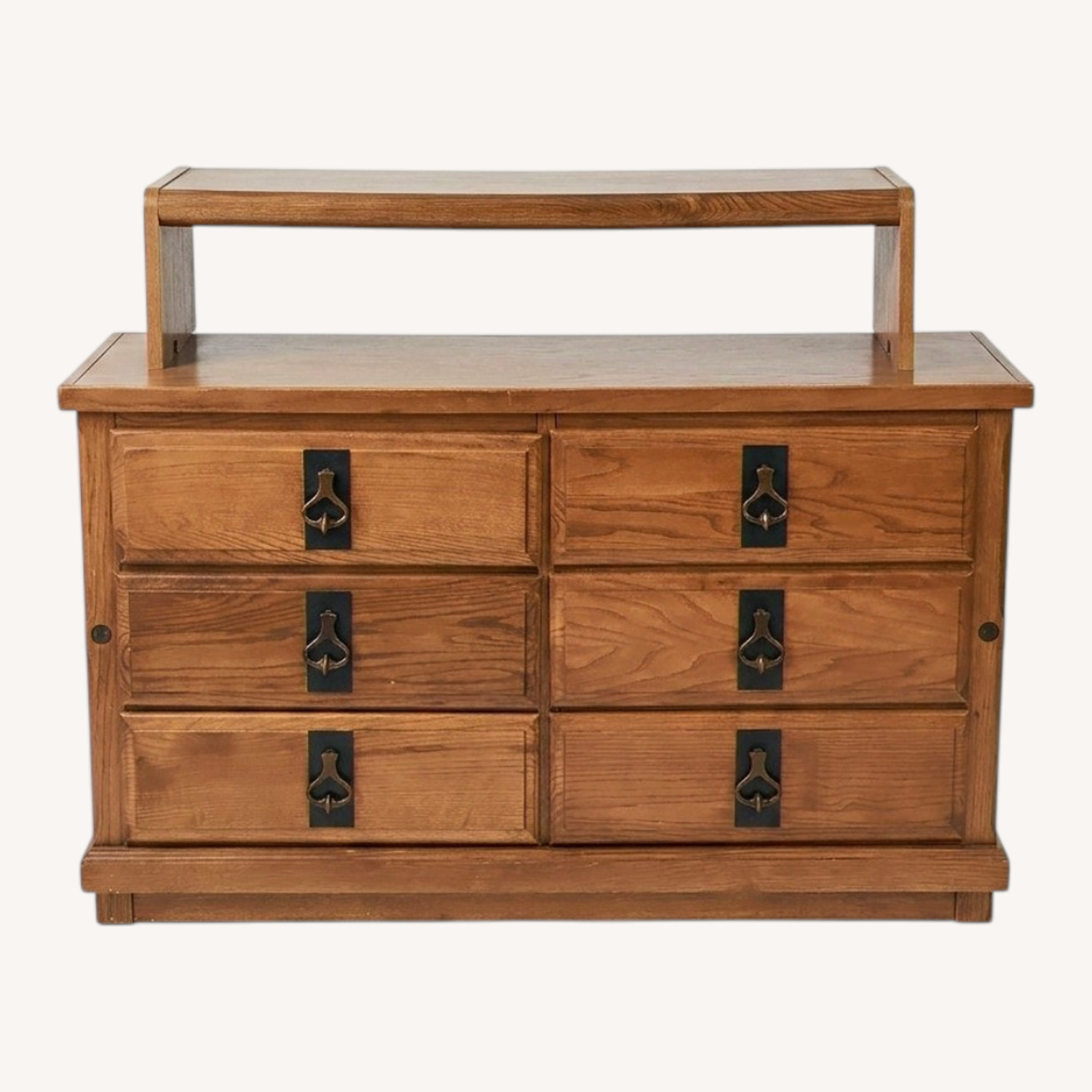 Dark Brown Wood Dresser - image-0