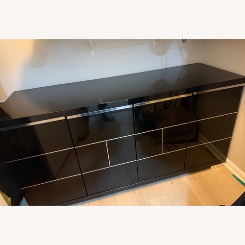 Used J&M Furniture Black Dresser for sale on AptDeco