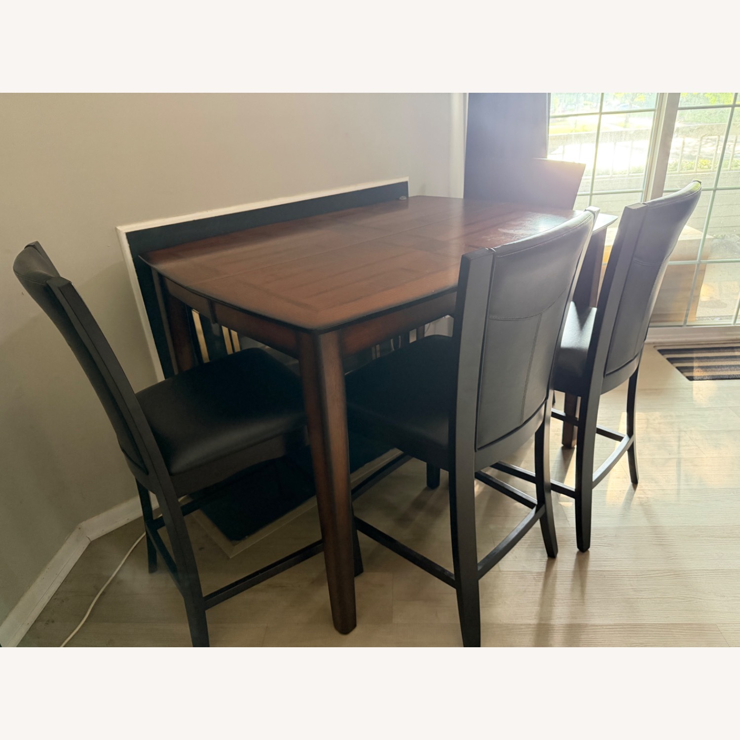 Raymour & Flanigan Natural Wood Dining Table - image-2