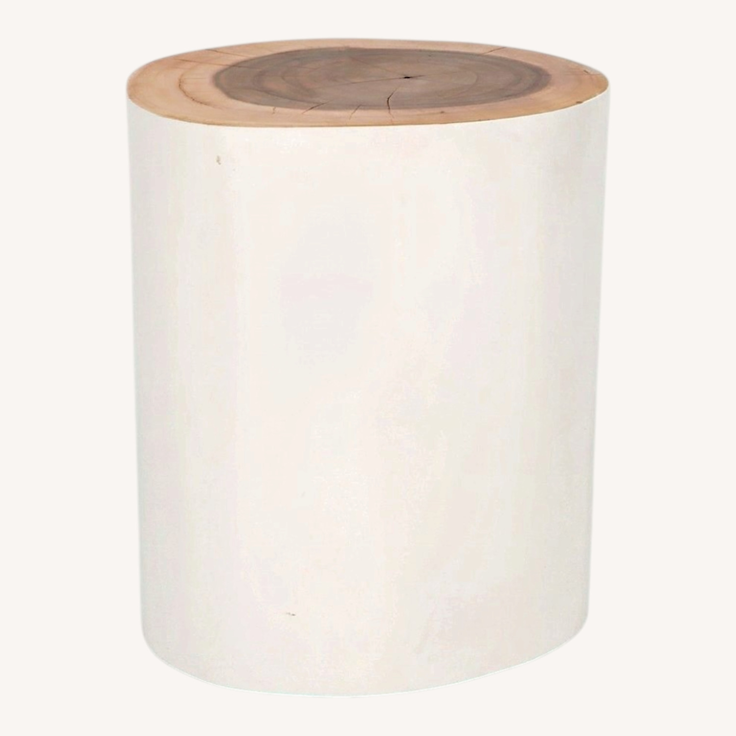 Mitchell Gold + Bob Williams White Side Table - image-0