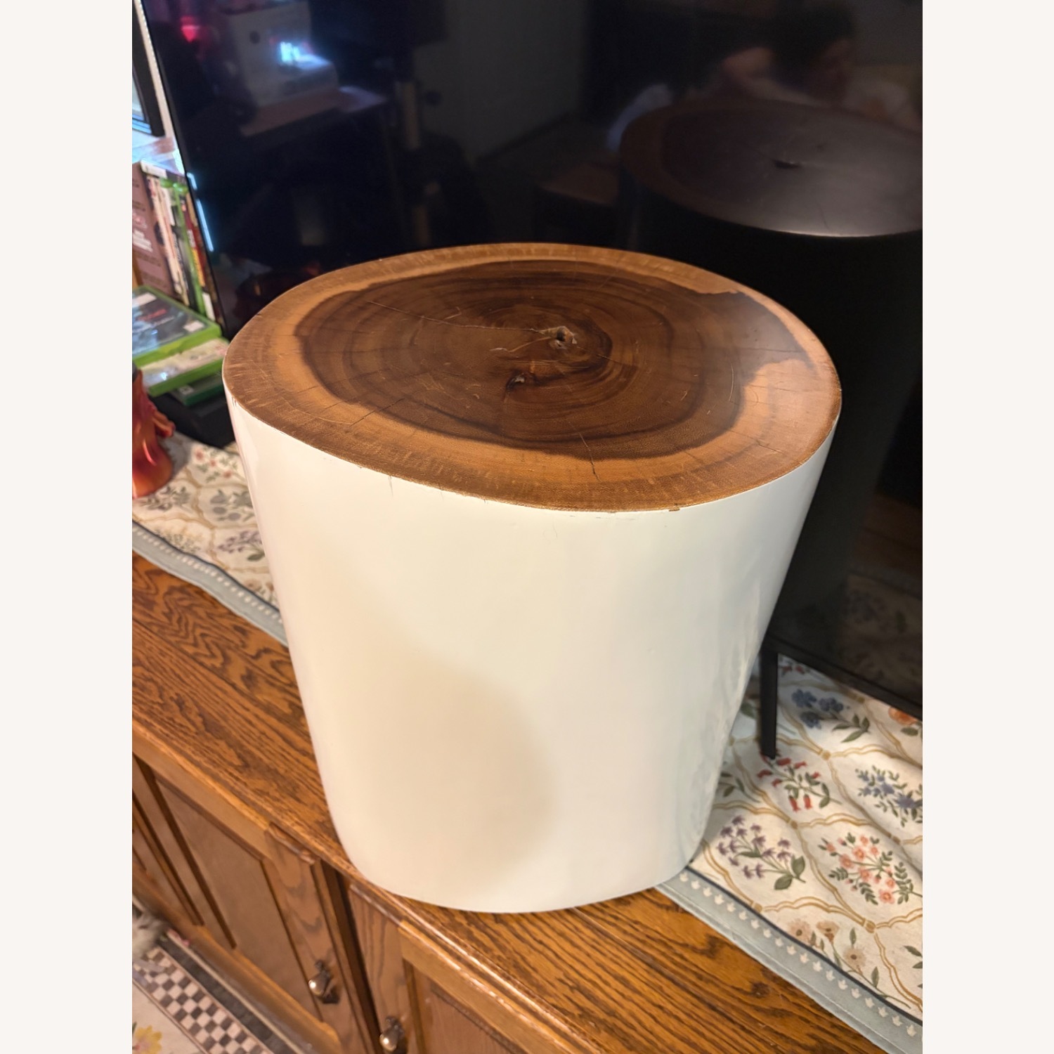 Mitchell Gold + Bob Williams White Side Table - image-3