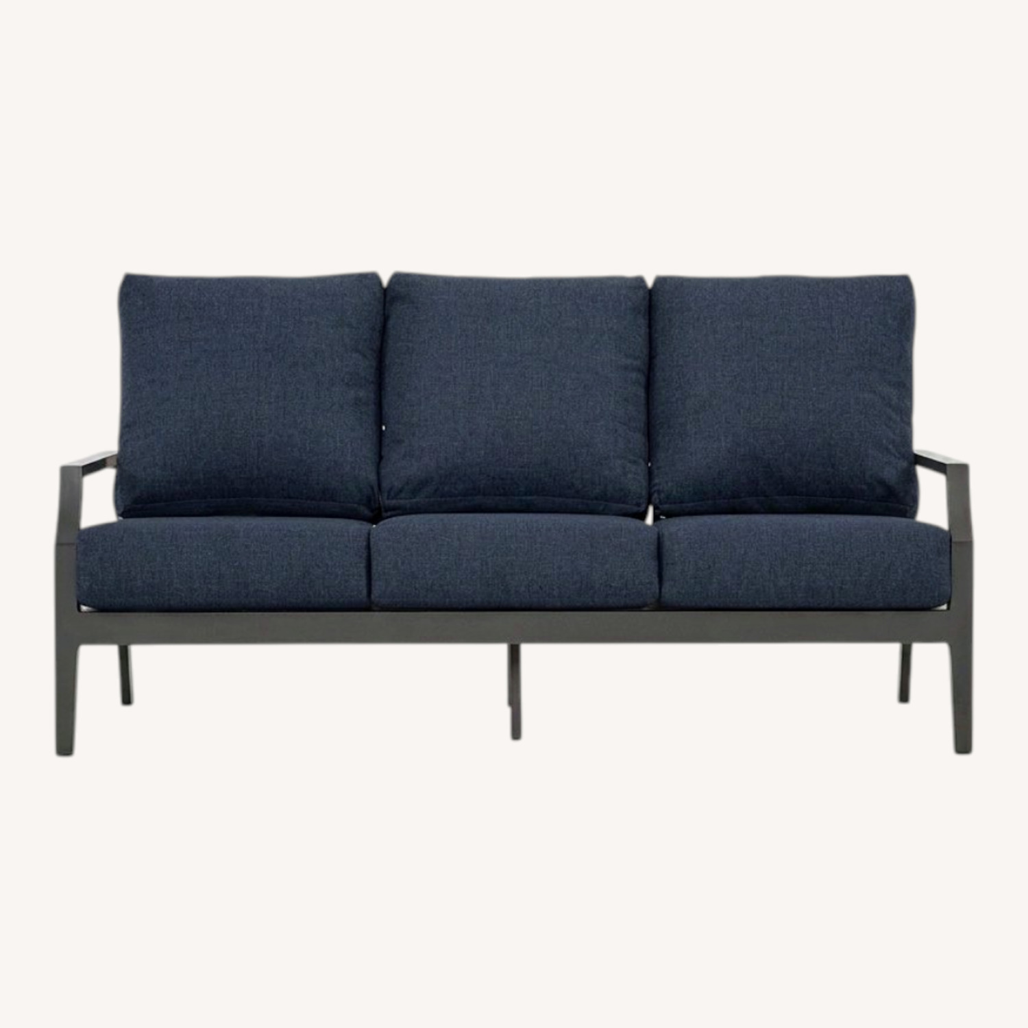 Living Spaces Dark Gray Metal Patio Furniture - image-0