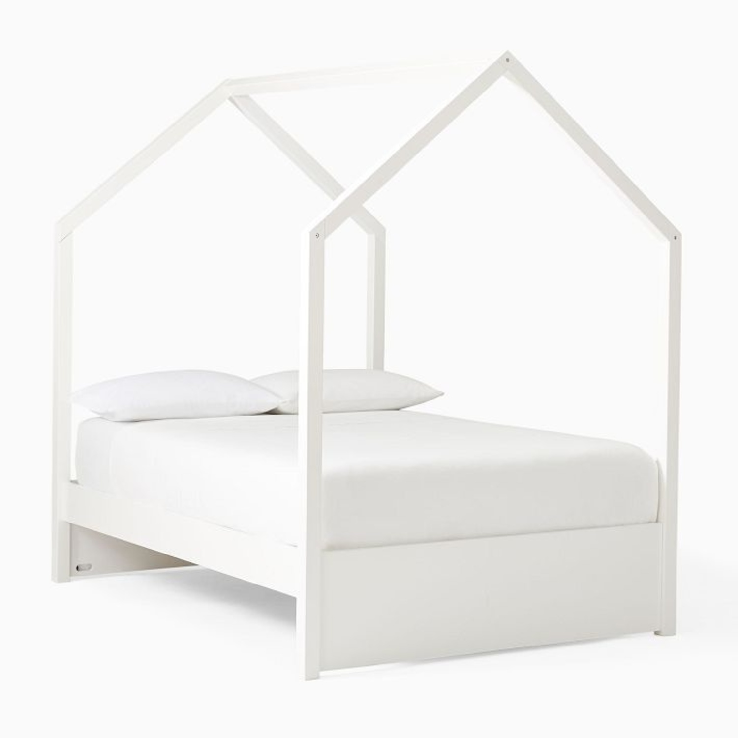West Elm Kids White Wood Twin Bed - image-4