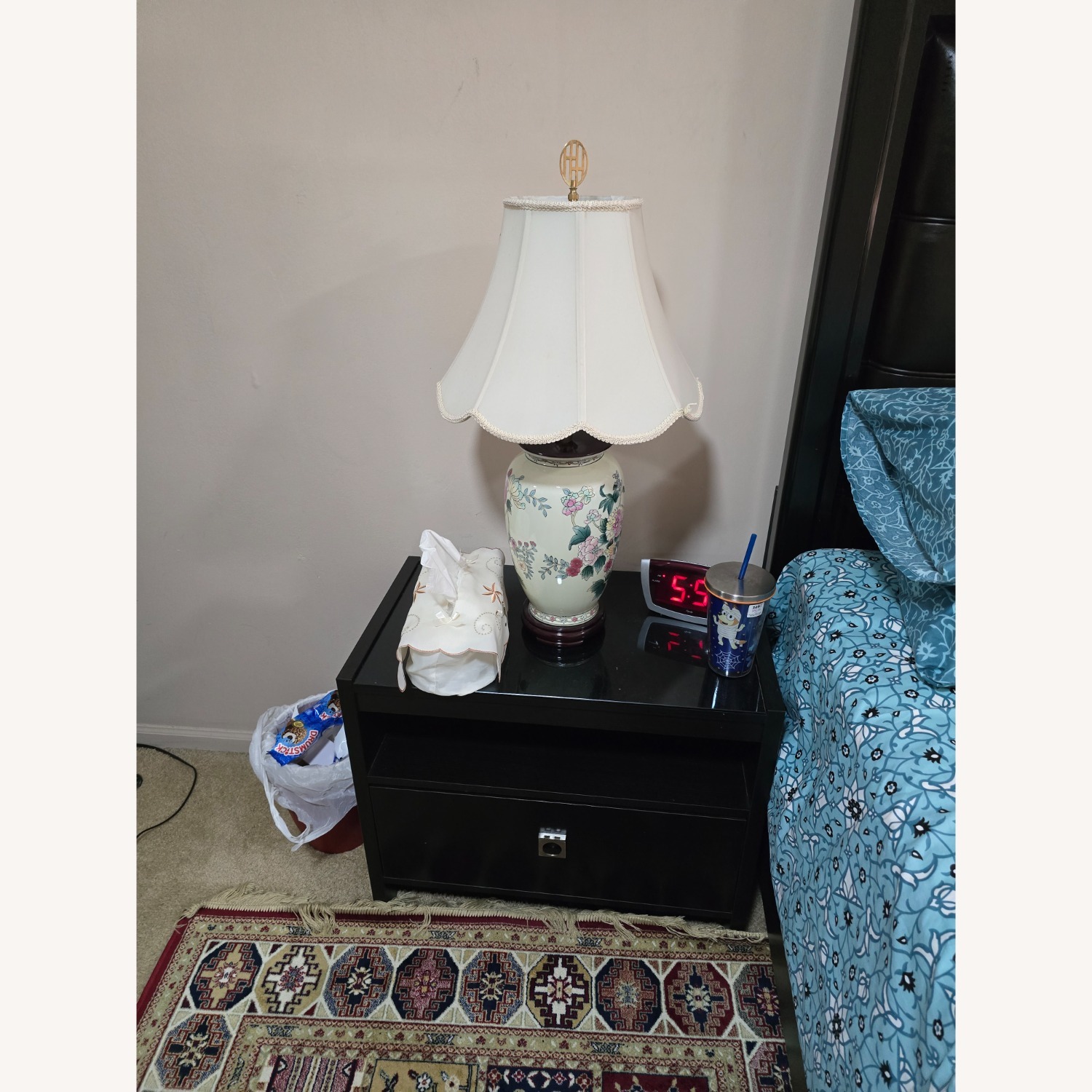 Black Nightstand - image-1