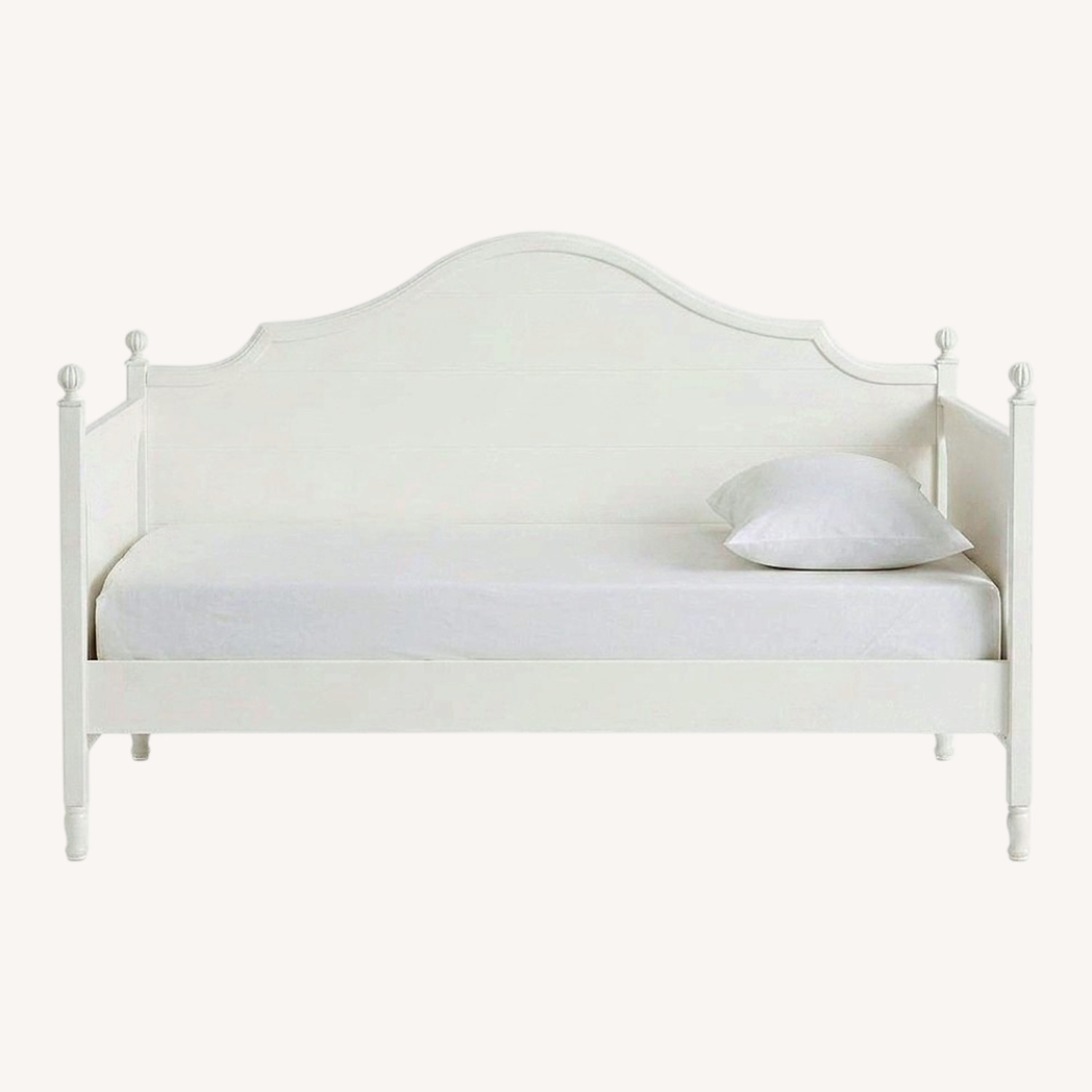 Pottery Barn Kids Juliette White Wood Twin Bed - image-0
