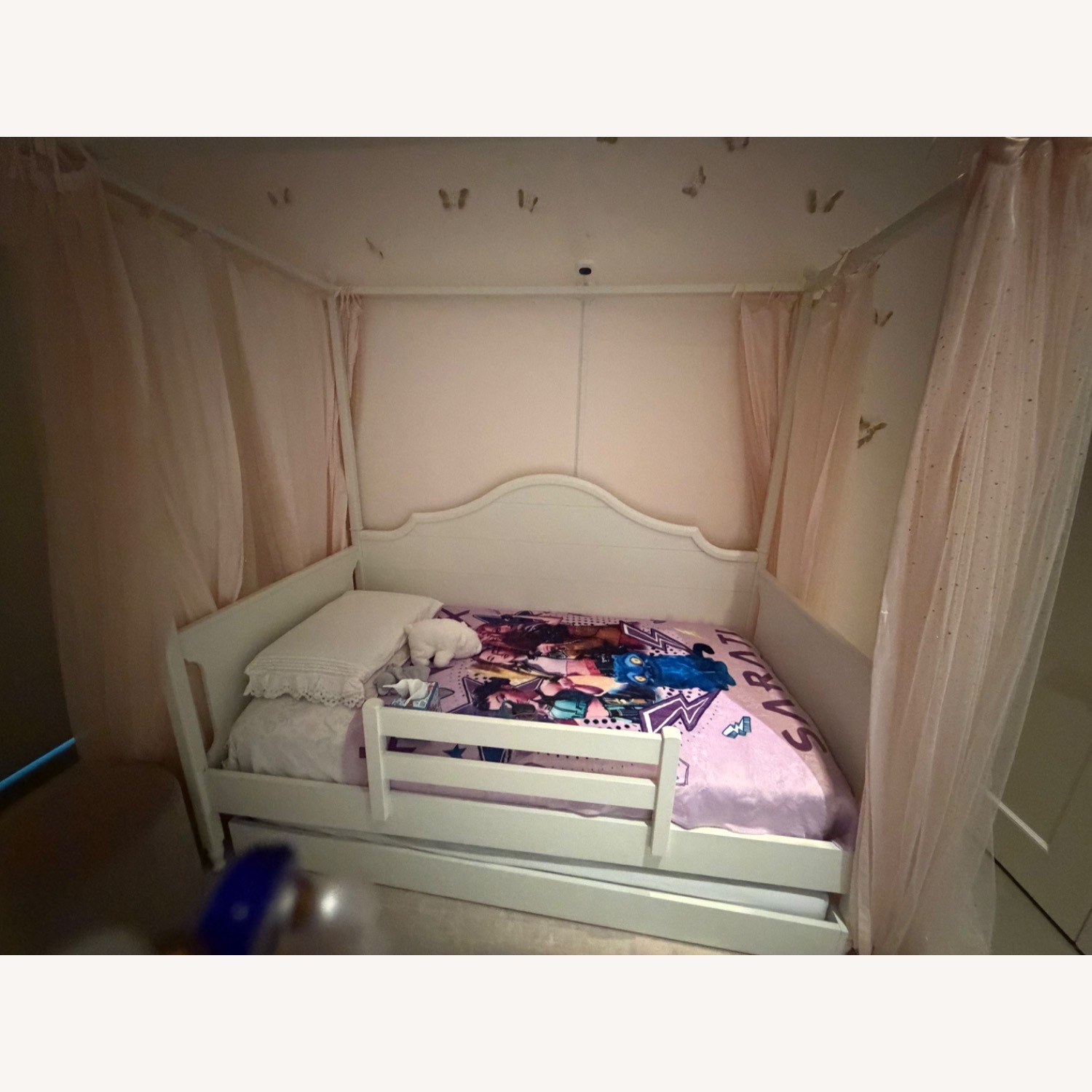 Pottery Barn Kids Juliette White Wood Twin Bed - image-2