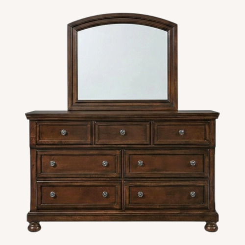 Used Ashley Furniture Porter Dresser & Mirror for sale on AptDeco