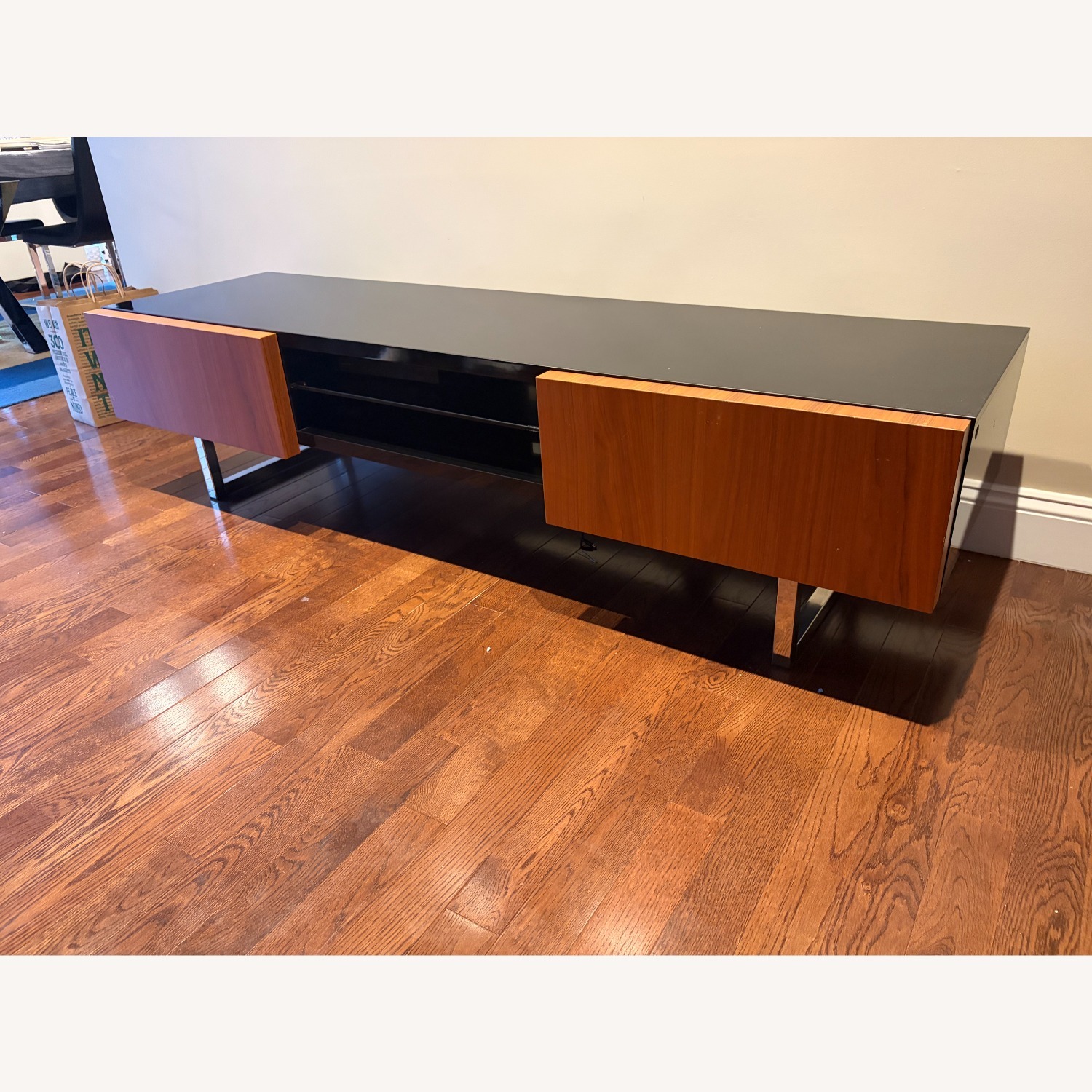 Calligaris Black Metal Media Storage - image-3