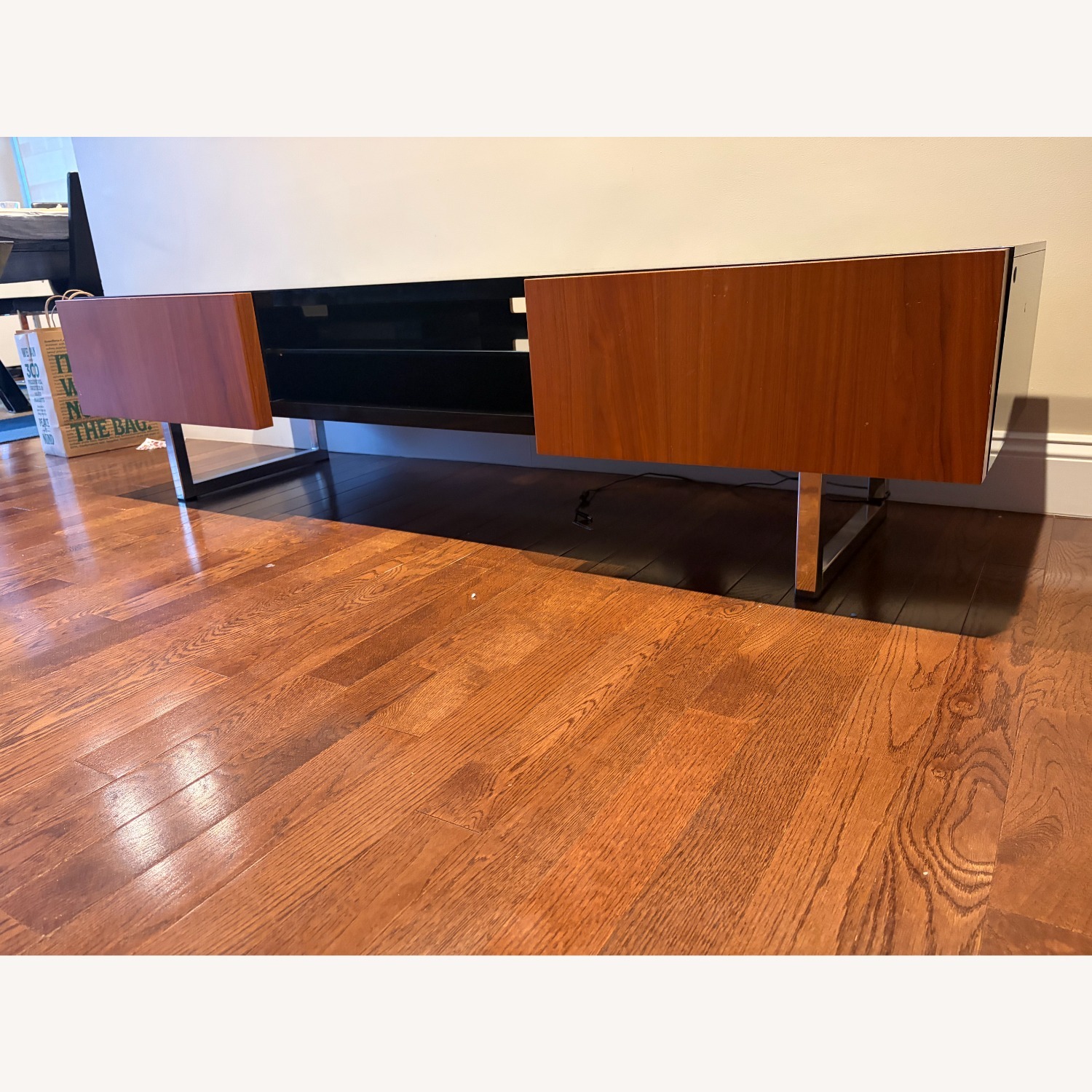 Calligaris Black Metal Media Storage - image-2