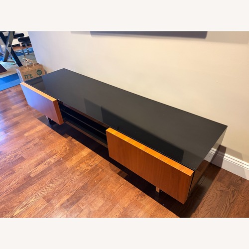 Used Calligaris Black Metal Media Storage for sale on AptDeco