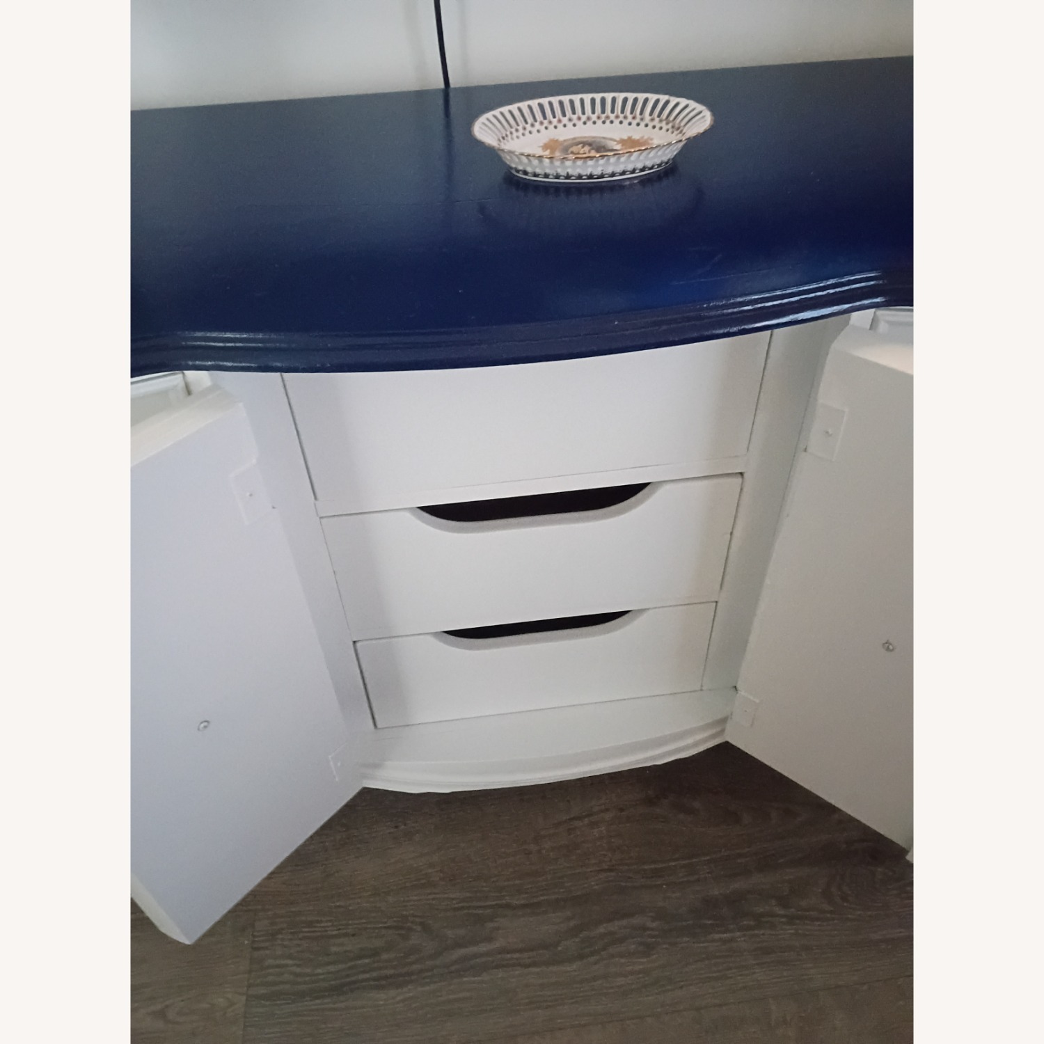 Dixie Furniture Company White Wood Dresser - image-1