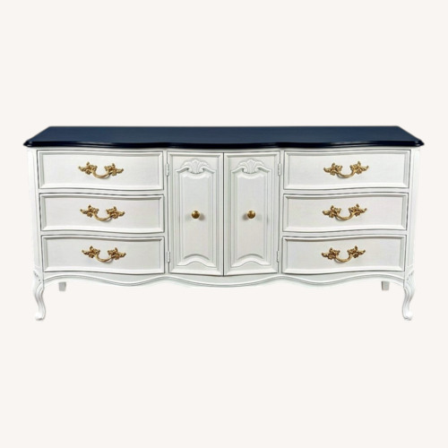 Used Dixie Furniture Company White Wood Dresser for sale on AptDeco