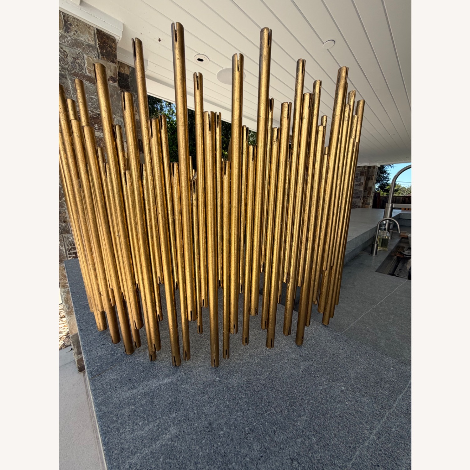 Arteriors Home Prescott Gold Ceiling Lamp - image-3