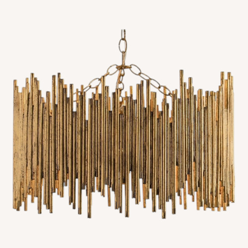 Used Arteriors Home Prescott Gold Ceiling Lamp for sale on AptDeco