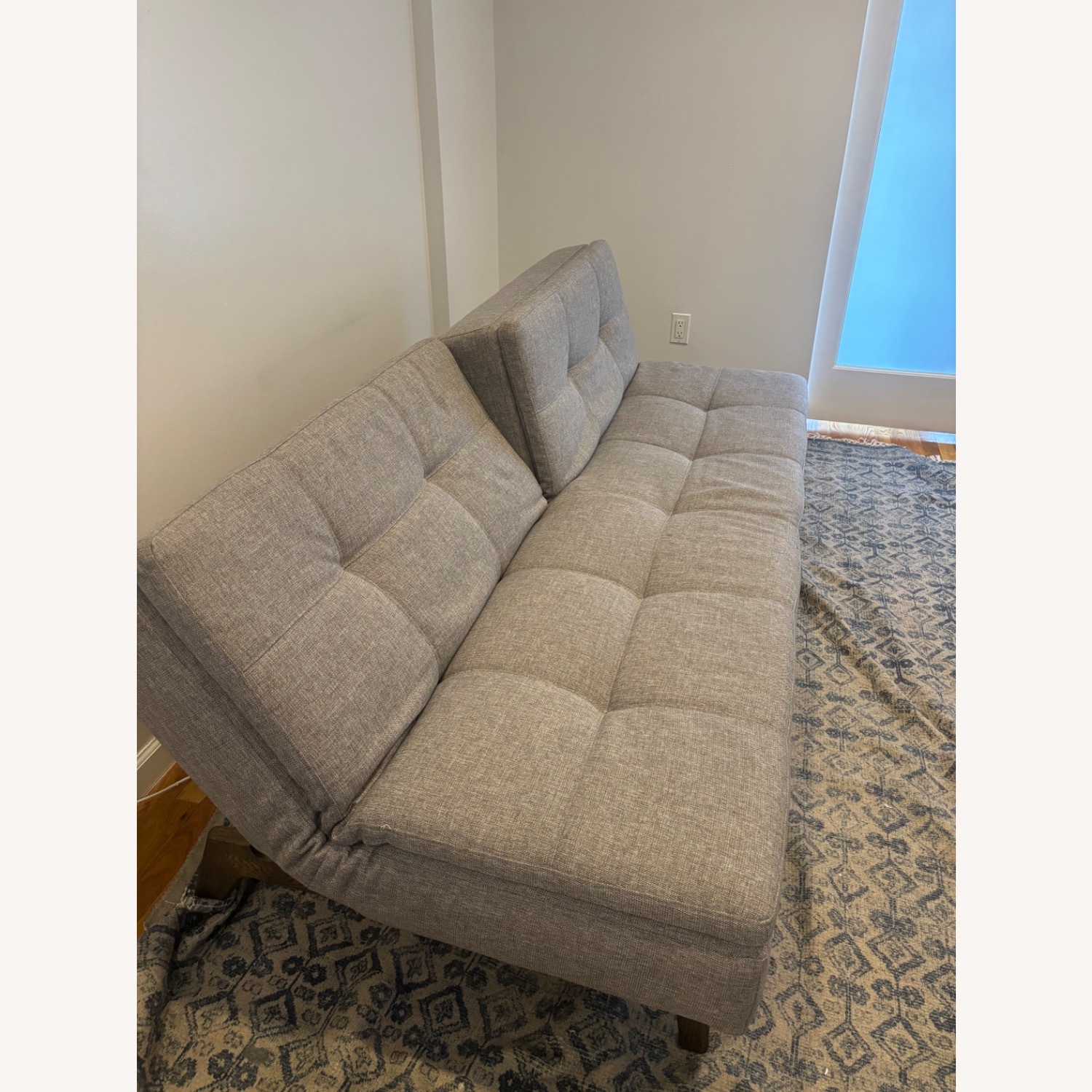 ABC Carpet and Home Light Gray Sleeper Sofa - image-2