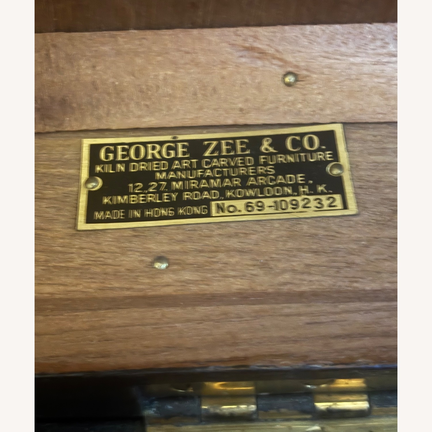 George ZEE Hong Kong Camphor Blanket Chest - image-5
