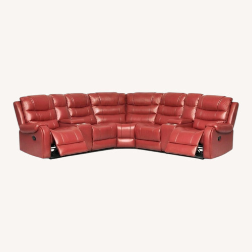 Used Wayfair Red 3+ Piece Sectional for sale on AptDeco