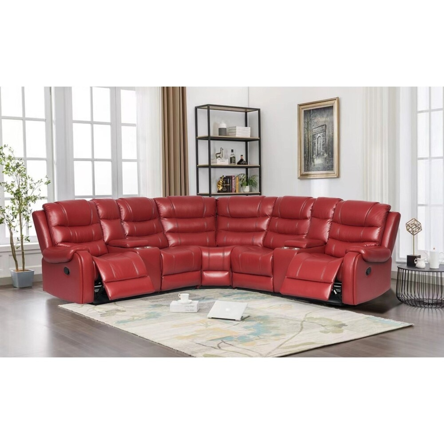 Wayfair Red 3+ Piece Sectional - image-4