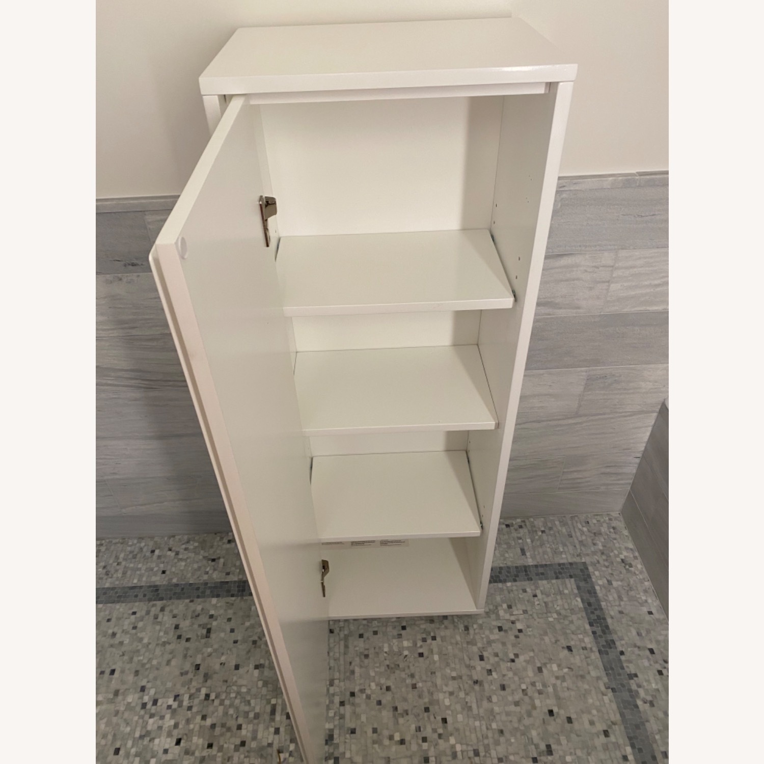 CB2 Gallery White Laquer Cabinet - image-3
