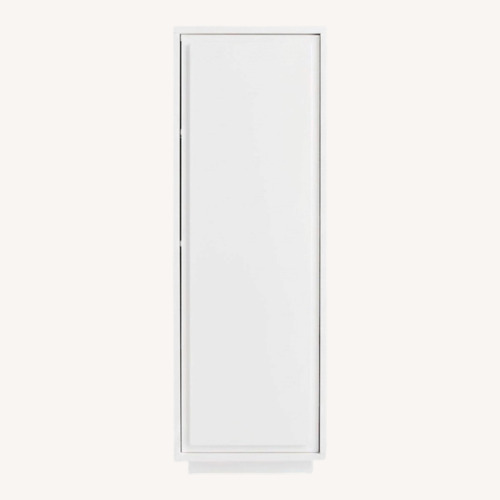 Used CB2 Gallery White Laquer Cabinet for sale on AptDeco