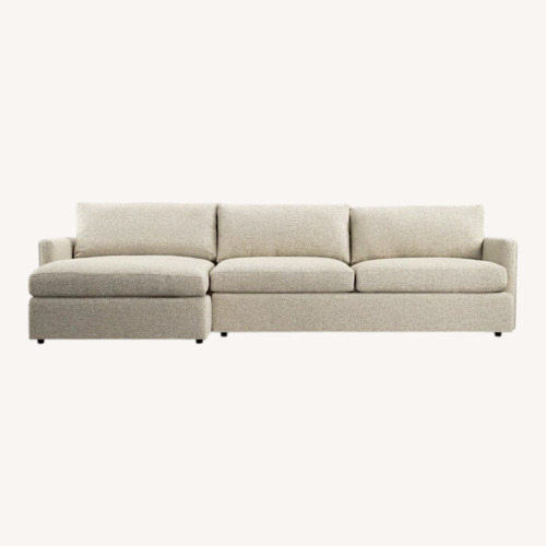 Used Crate & Barrel Lounge 2 Piece Sectional for sale on AptDeco