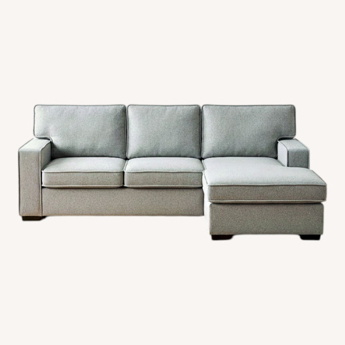 Used Bob's Discount Furniture Light Gray Chaise Lounge for sale on AptDeco
