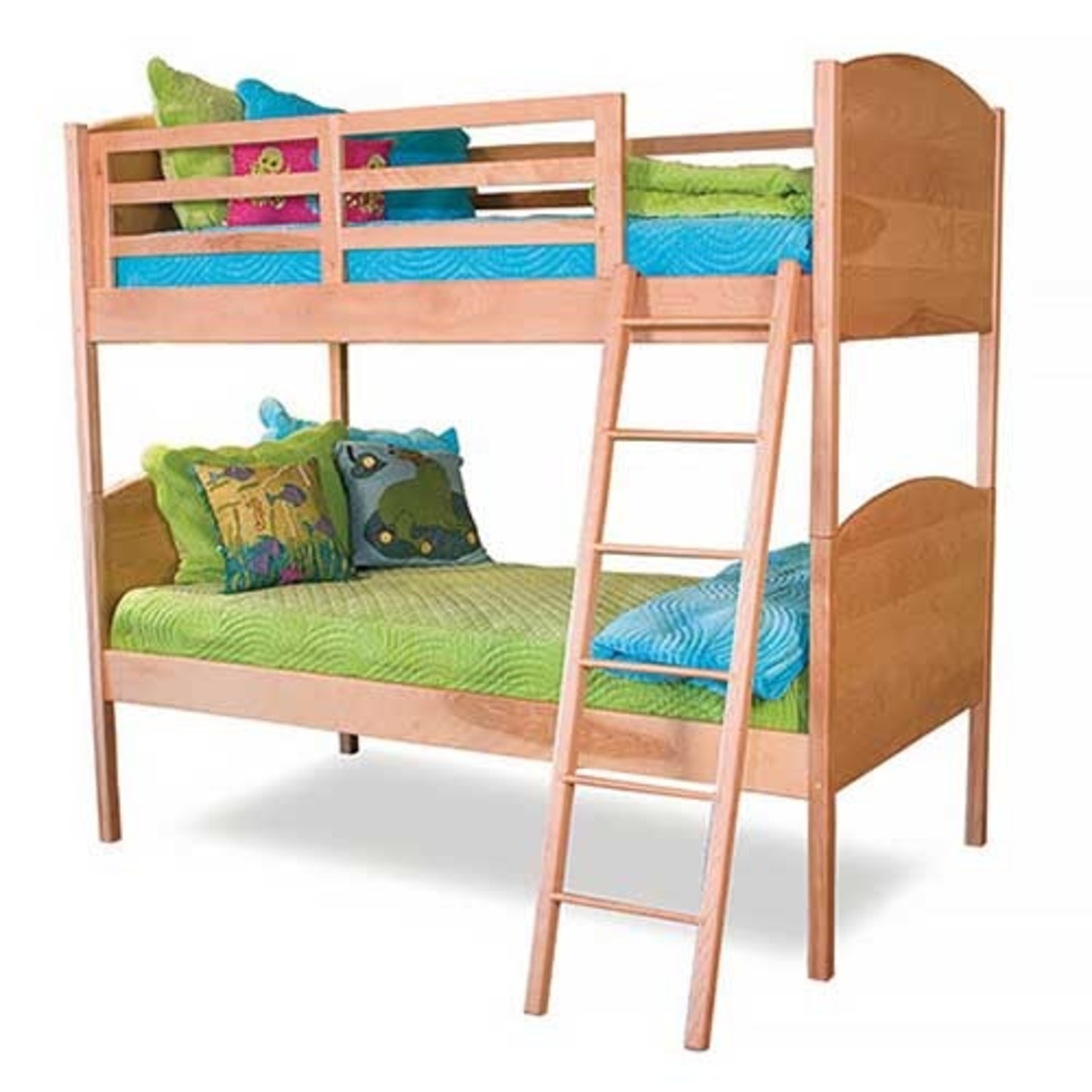 Pompanoosuc Mills Natural Wood Bunk Bed - image-8