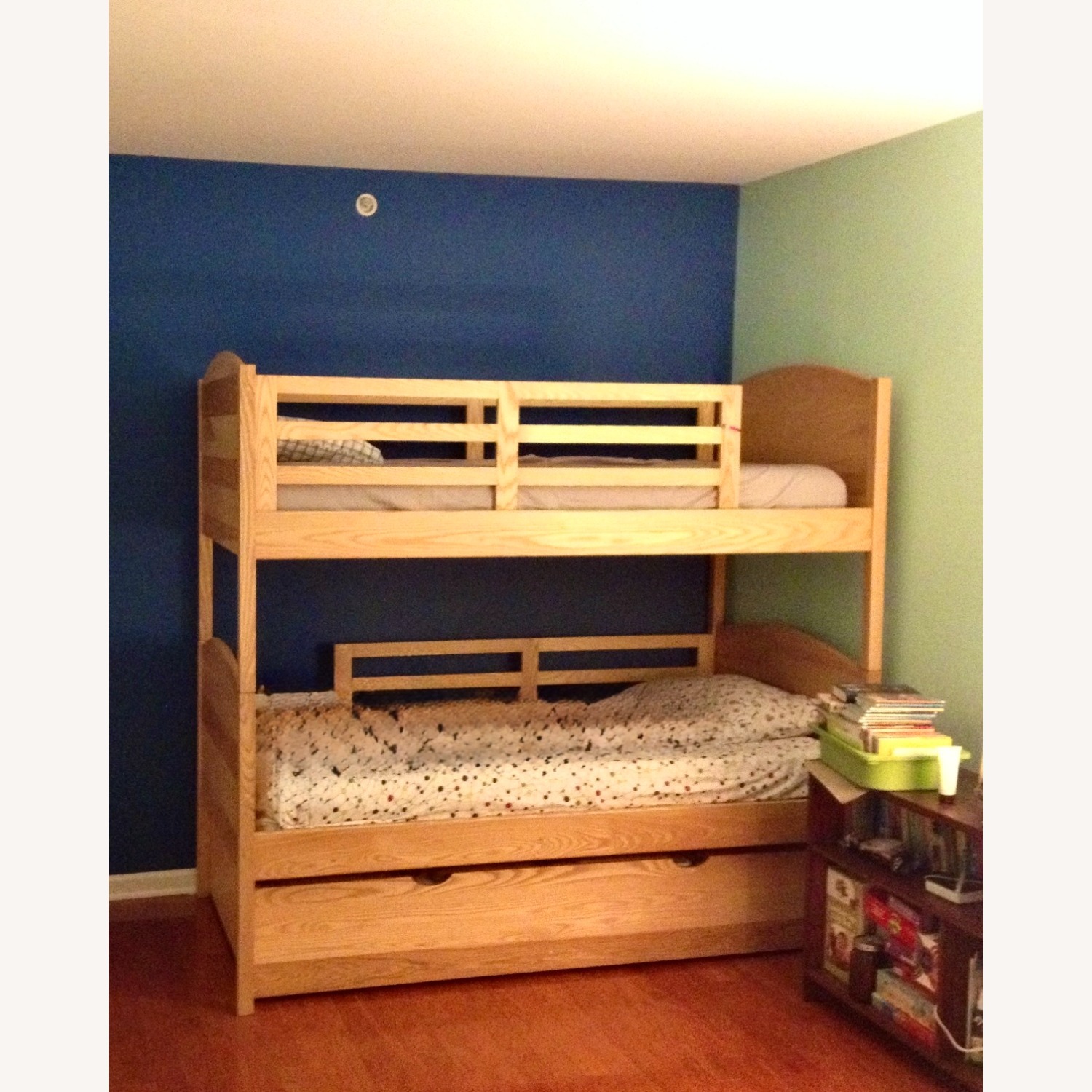 Pompanoosuc Mills Natural Wood Bunk Bed - image-5