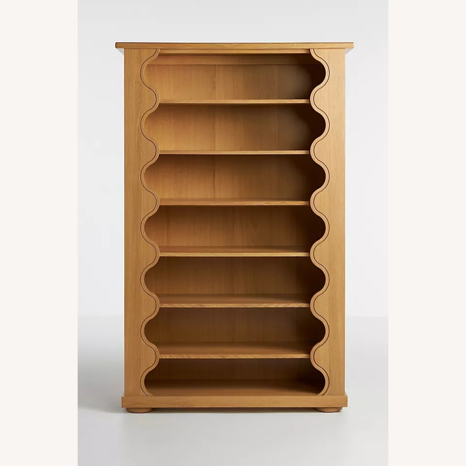 Anthropologie Light Brown Bookcase - image-4