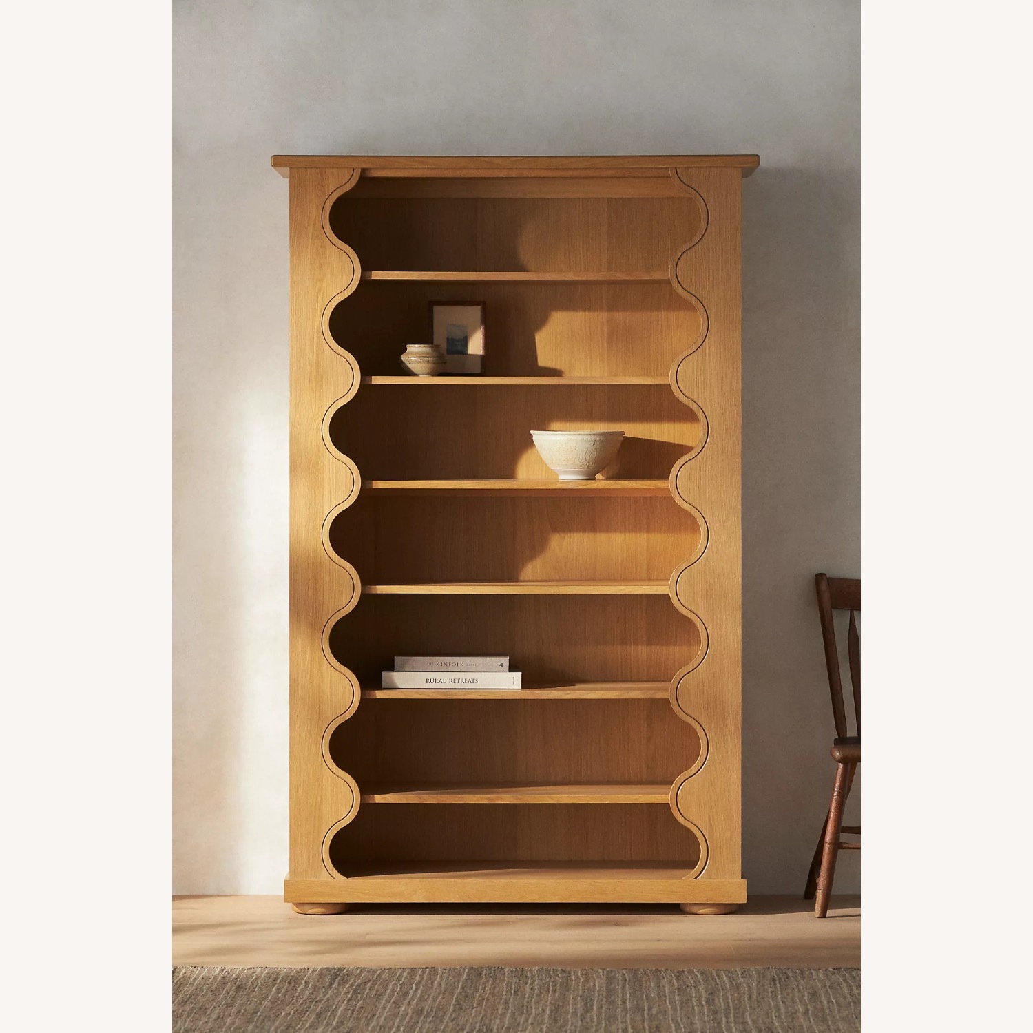 Anthropologie Light Brown Bookcase - image-3