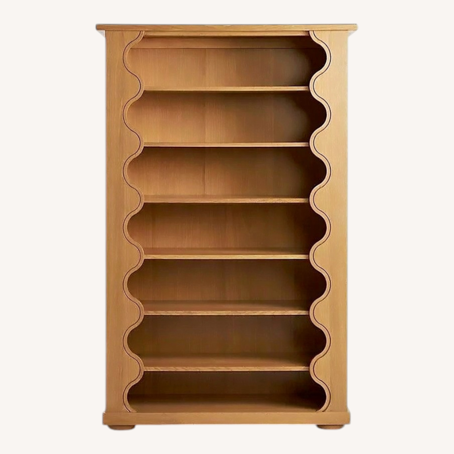 Anthropologie Light Brown Bookcase - image-0
