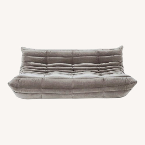 Used Light Gray Fabric 3+ Seater Sofa for sale on AptDeco