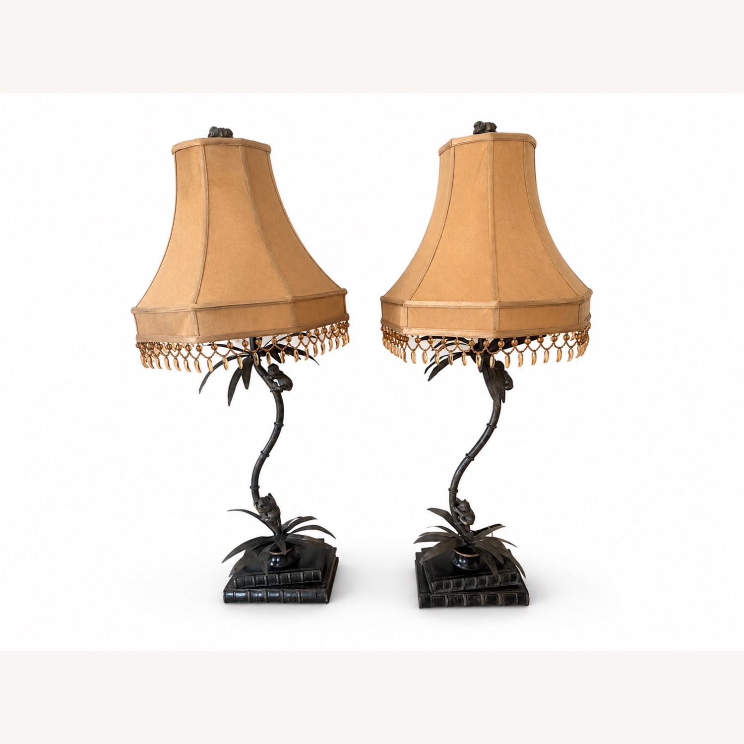 Maitland-Smith Dark Bronze Table Lamps - image-5